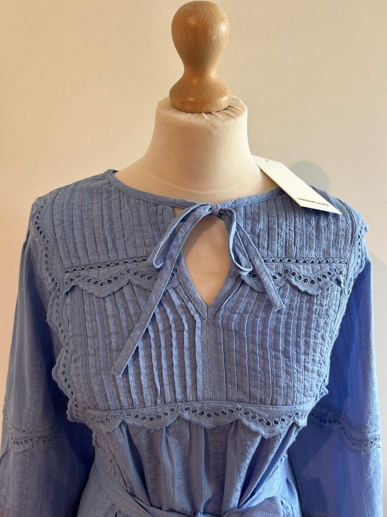 Fabienne Chapot maat 40 NIEUW Jeanine dress blauw 3301, Maat 38/40 (M), Blauw, Nieuw, Ophalen of Verzenden