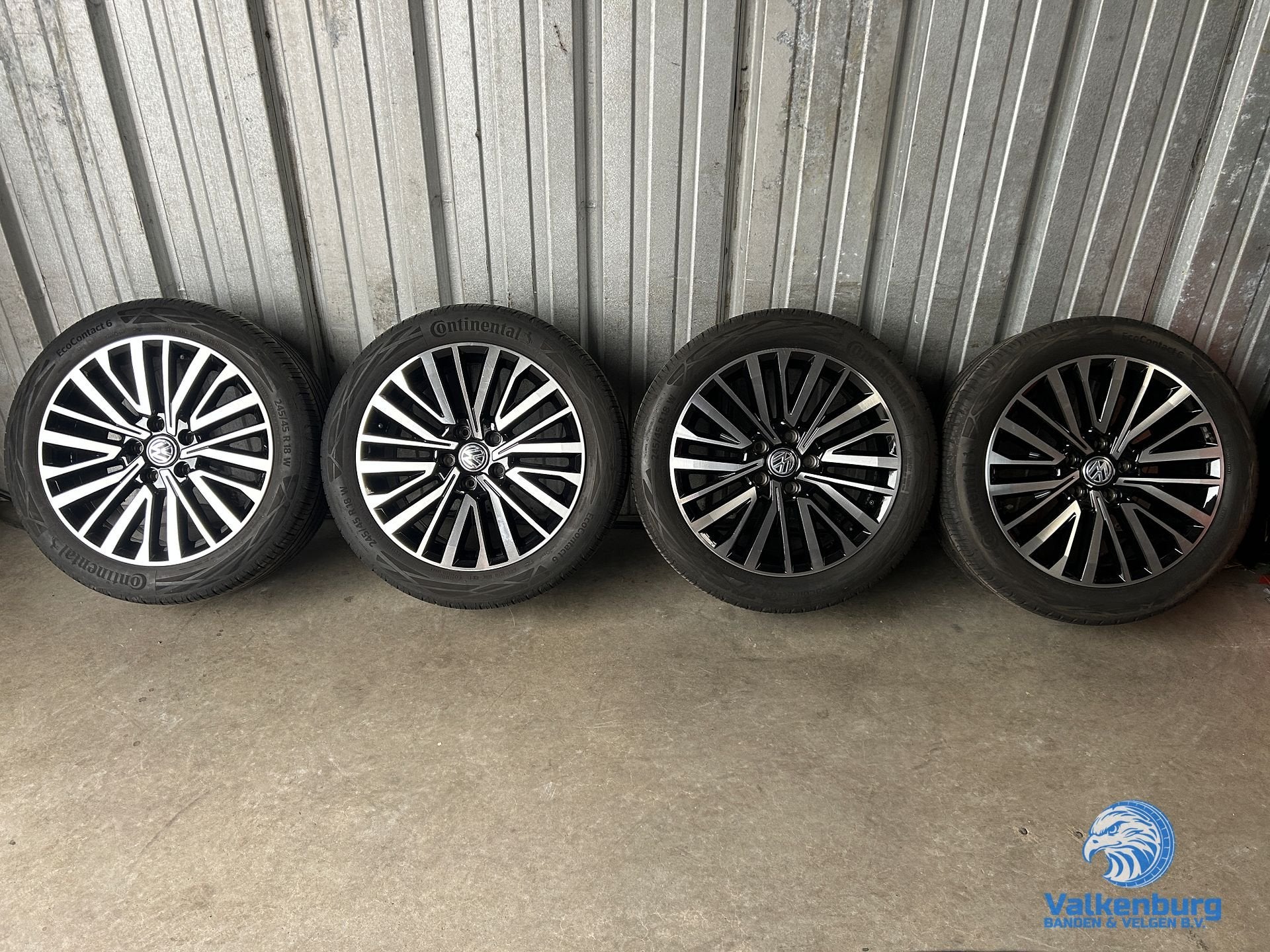 5-6mm! Originele VW Transporter Multivan T5 GP T6 T6.1 T7 Bu, Auto-onderdelen, 18 inch, -, -, Banden en Velgen