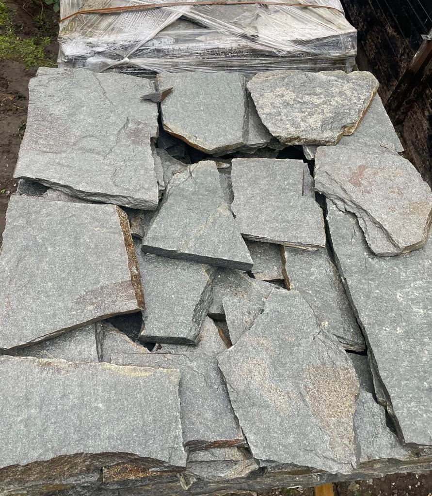 Flagstone veranda vijver stapstenen, Tuin en Terras, Grind, Keien en Split, Ophalen of Verzenden, Zo goed als nieuw, Overige typen