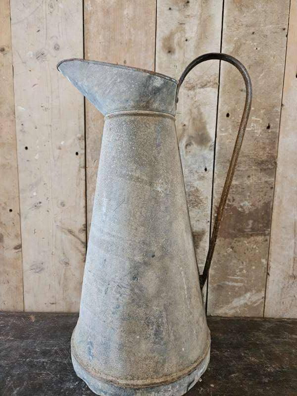 oude franse zinken kan ``WOONWINKEL RUSTIEK``, Antiek en Kunst, Ophalen of Verzenden