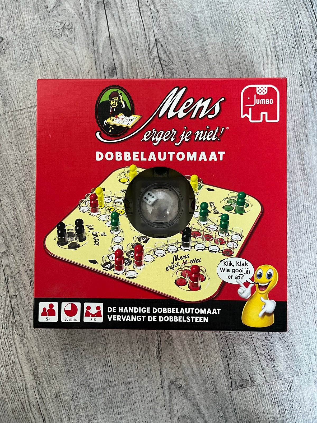 Mens erger je niet! Dobbelautomaat - Jumbo, Een of twee spelers, Ophalen of Verzenden, Zo goed als nieuw