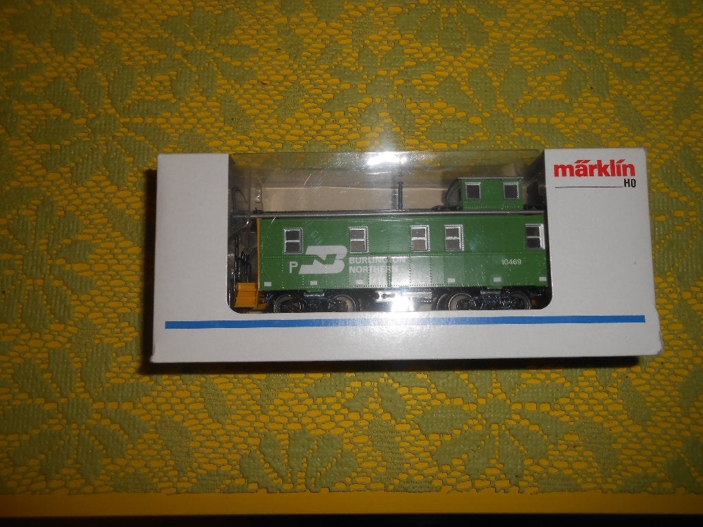 Märklin 4775 USA Amerika Caboose van de Burlington Northern, Wisselstroom, Ophalen of Verzenden, Märklin, Nieuw