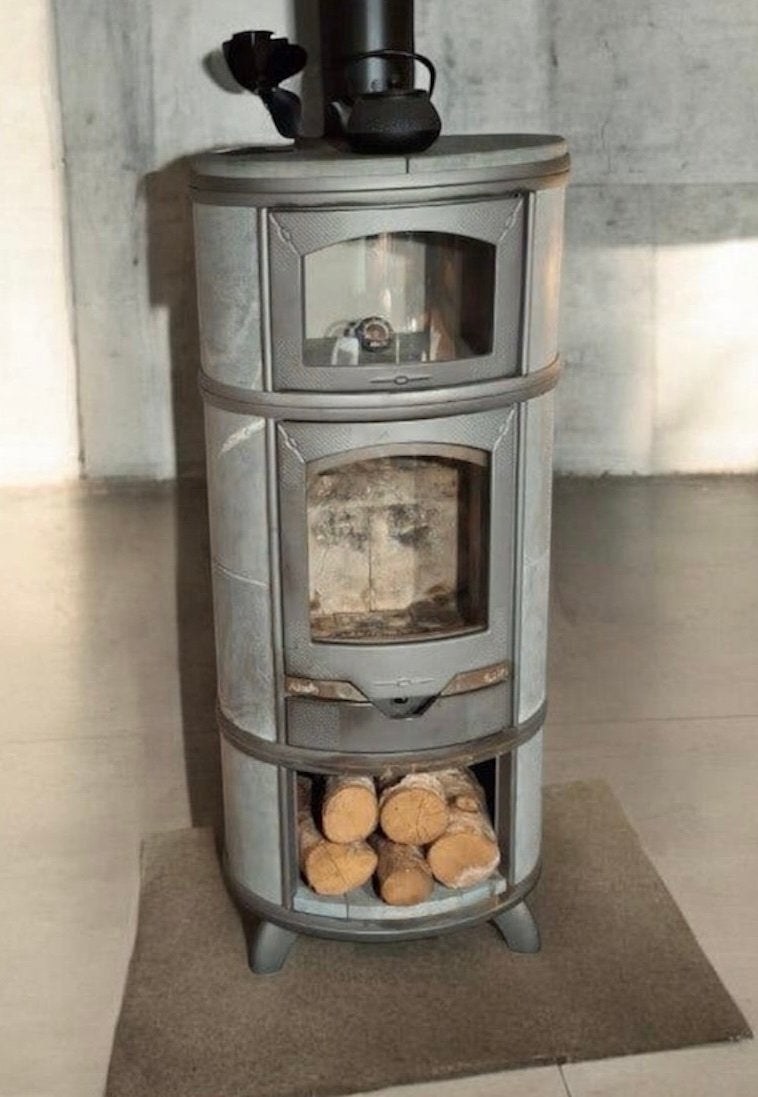 Altech Eclips Gourmet Speksteen Houtkachel met Pootjes, Huis en Inrichting, Ophalen, Gebruikt, Houtkachel, Vrijstaand