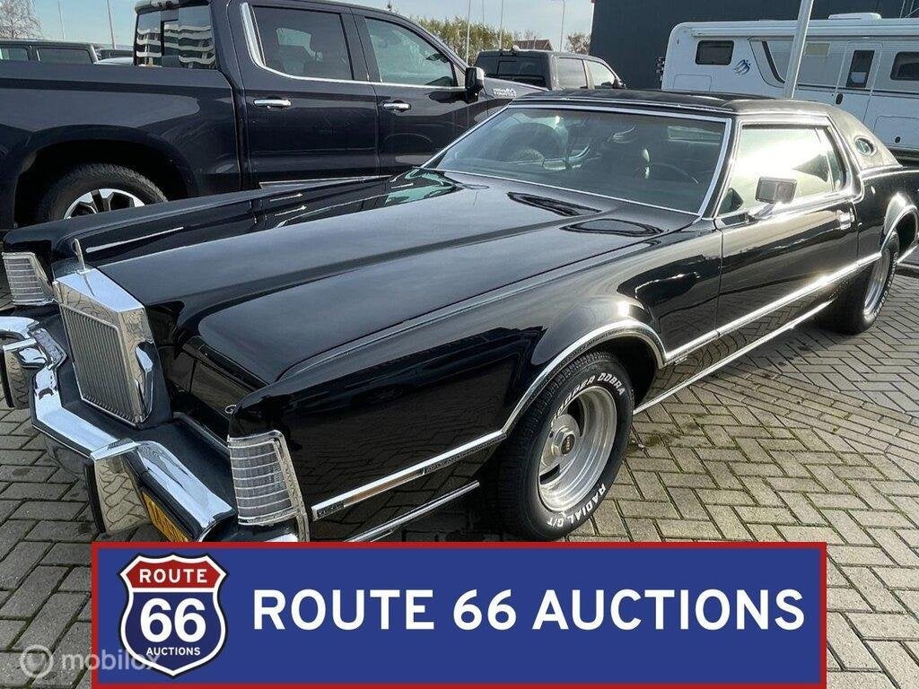 Lincoln Continental Mark IV | 1975 | Route 66 Auctions, Overige carrosserieën, Zwart, Bedrijf, Handgeschakeld