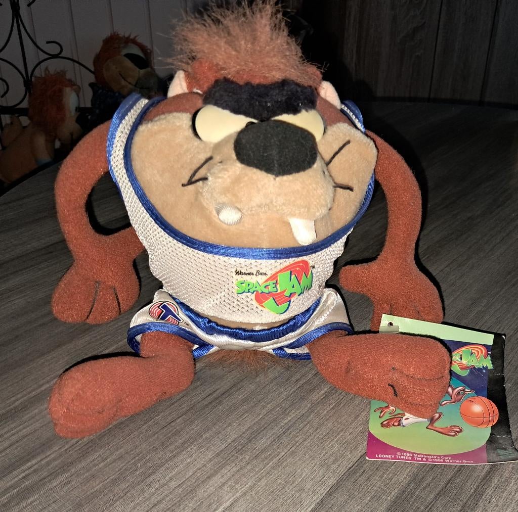 Leuke Looney tunes / space jam taz knuffel /mc donald, Ophalen of Verzenden, Zo goed als nieuw, Overige typen