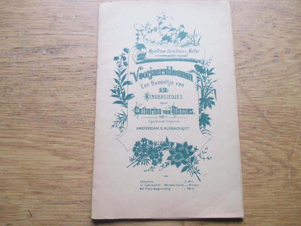 Voorjaarsbloemen - catharina van rennes - 12 kinderliedjes, Ophalen of Verzenden, Gebruikt, Artiest of Componist, Populair