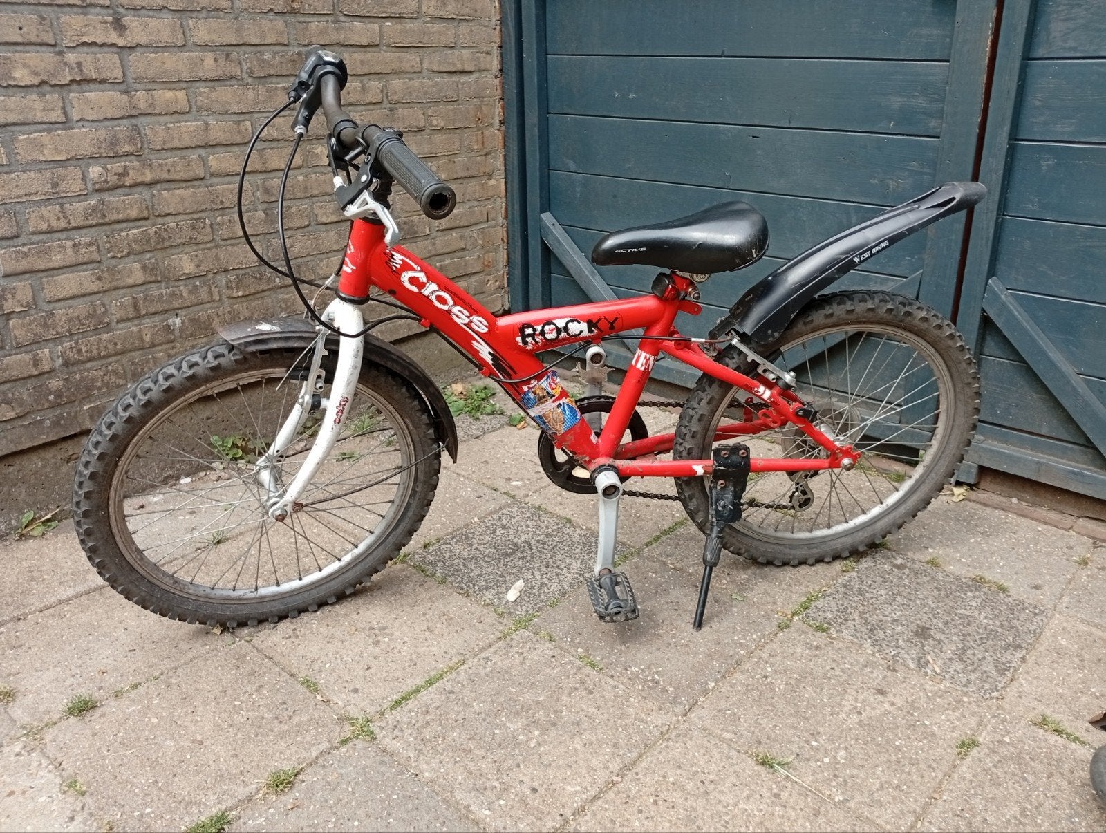 Kinder fiets cros 20 inch 6 versneling, Ophalen of Verzenden, Zo goed als nieuw, 20 inch of meer