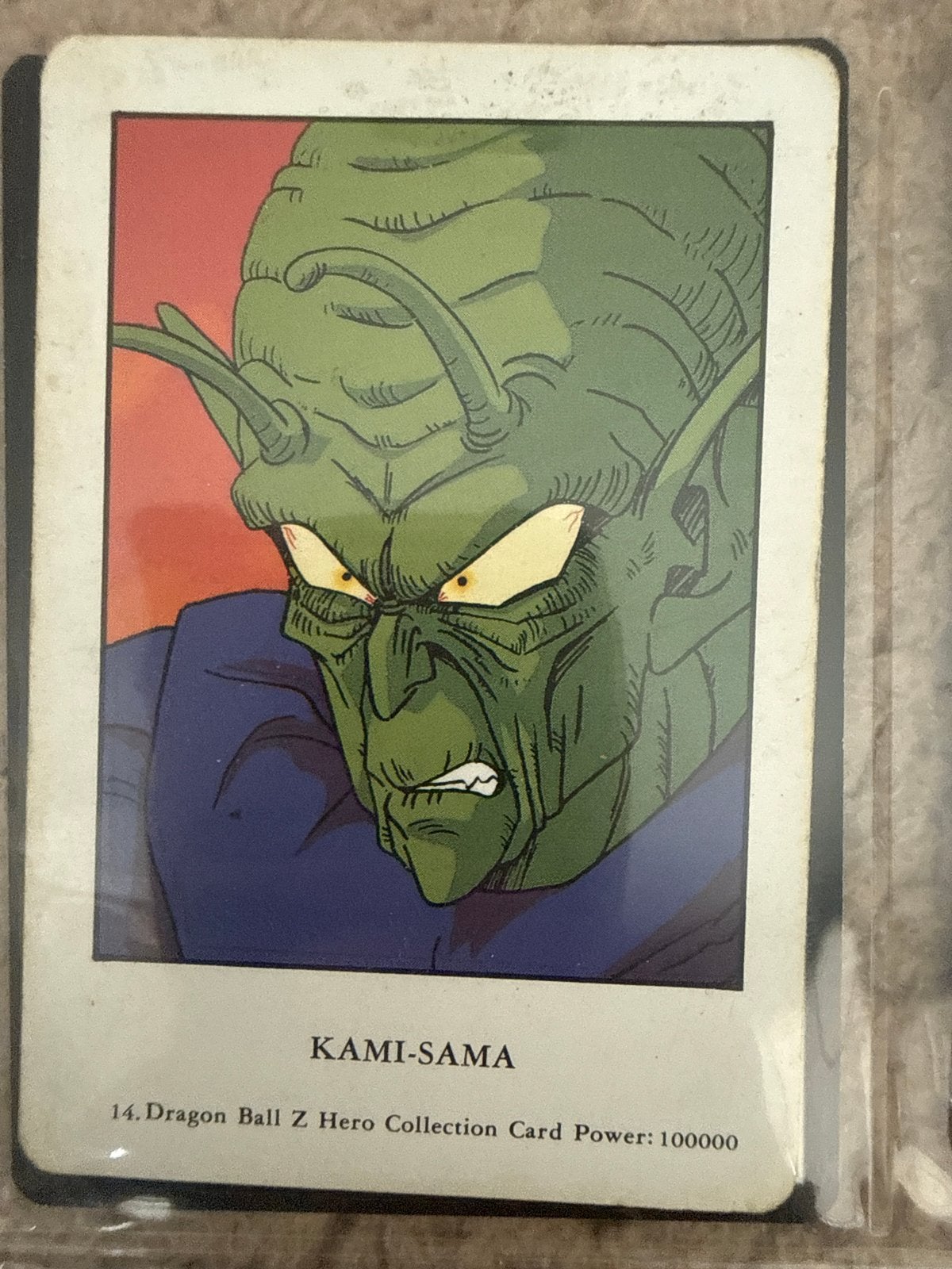 Dragon Ball Z Hero Collection Kaart - Kami-Sama, Ophalen of Verzenden, Gebruikt, Losse kaart