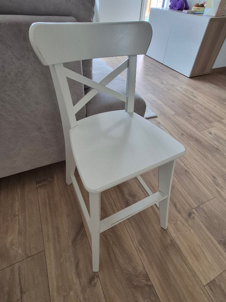 Stoel ikea (junior), Ophalen, Gebruikt, Wit, Eén