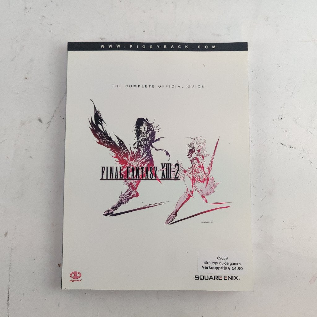 Final Fantasy Xiii-2 The Complete Official guide Softcover, Ophalen of Verzenden, Zo goed als nieuw