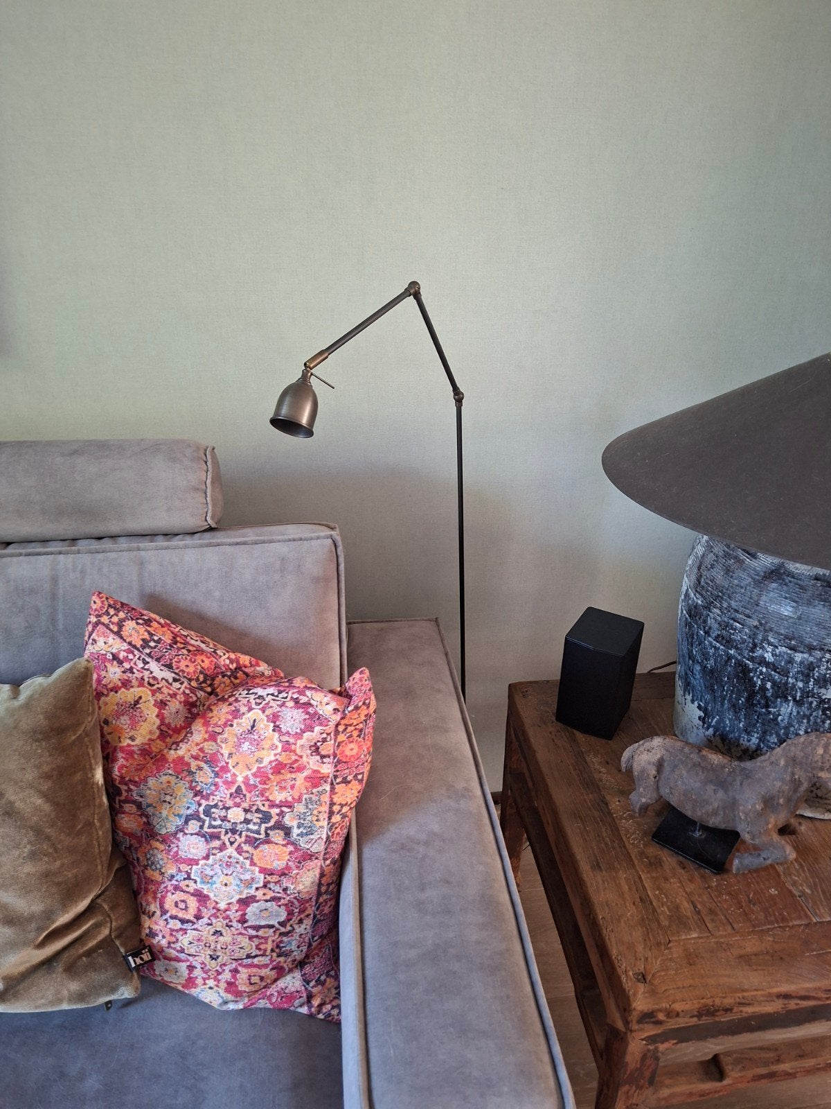 Bronzen leeslamp, Ophalen, Zo goed als nieuw, 150 tot 200 cm