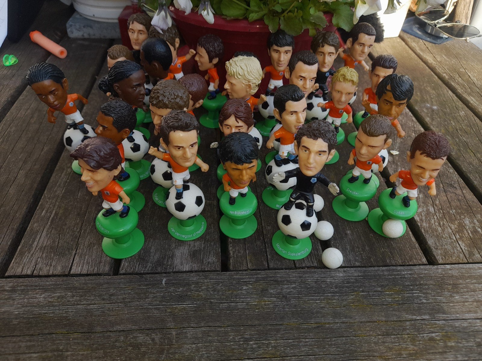 Voetbal elftal poppetjes Super de Boer spaaractie, Verzamelen, Poppetjes en Figuurtjes, Ophalen of Verzenden