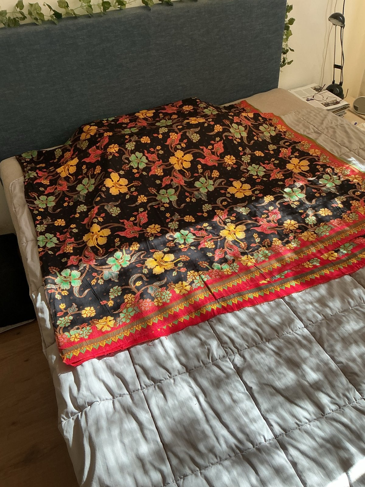 Originele en nieuwe batik coupon in batik-drukwerk, Meerkleurig, Ophalen of Verzenden, 30 tot 120 cm, Katoen