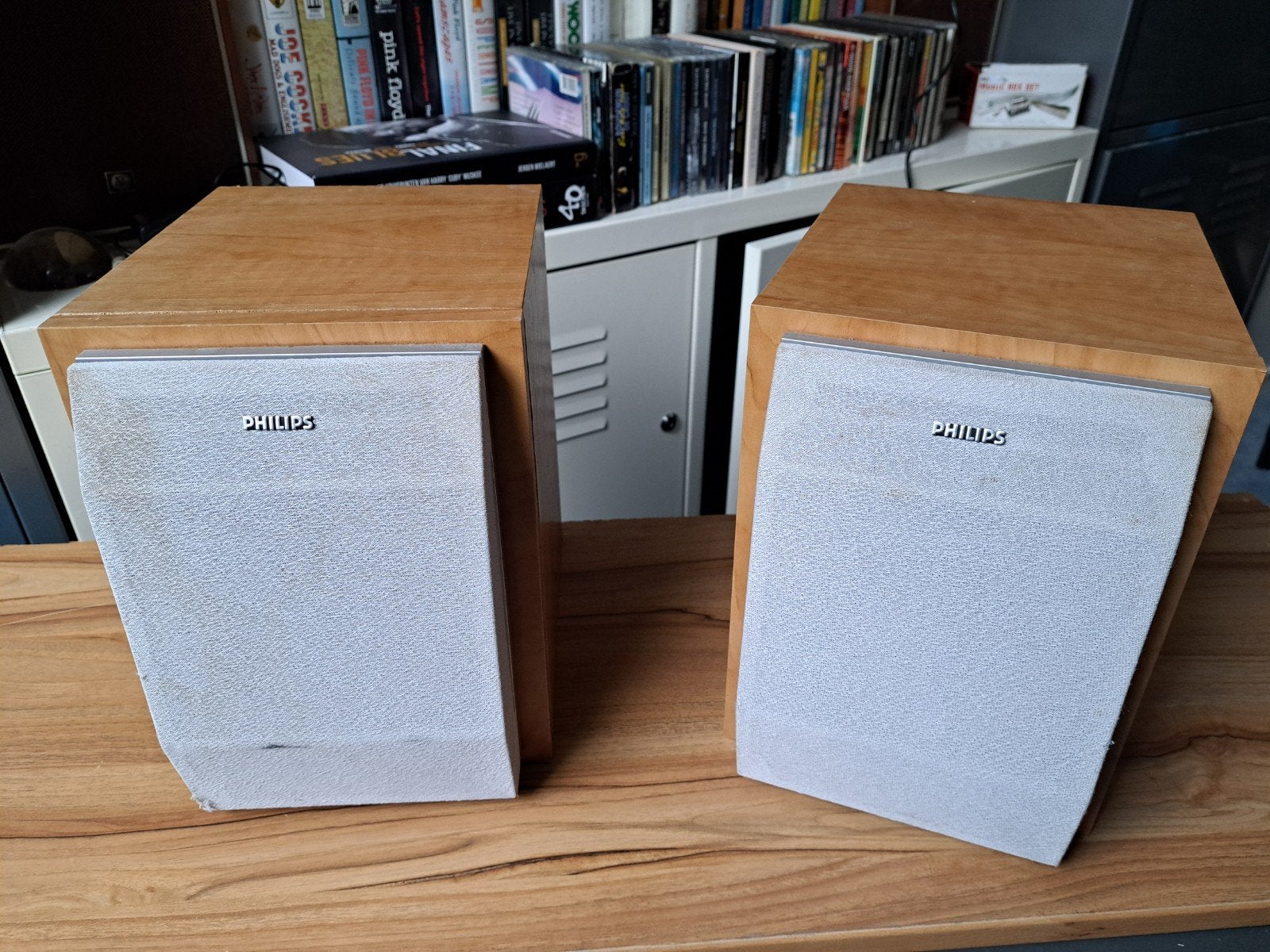 Philips stereo luidsprekers 2-weg Bass-Reflex 50 Watt 6 Ohm, Audio, Tv en Foto, Luidsprekers, Philips, Gebruikt, Ophalen of Verzenden