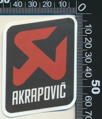 Sticker: Akrapovic, Ophalen of Verzenden, Zo goed als nieuw, Auto of Motor