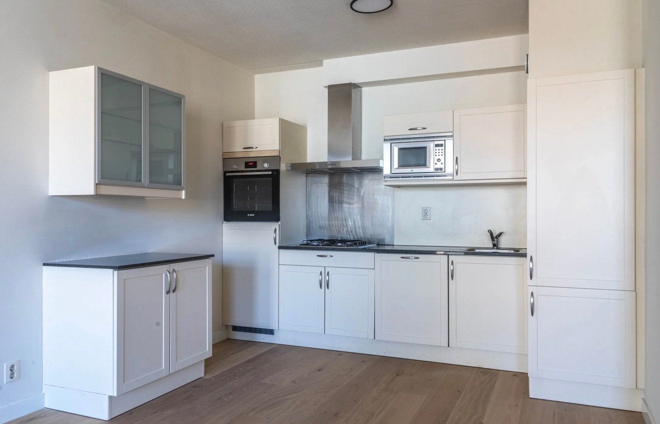 Complete keuken inc koelkast en bosch oven, Ophalen, Zo goed als nieuw, Hoekkeuken