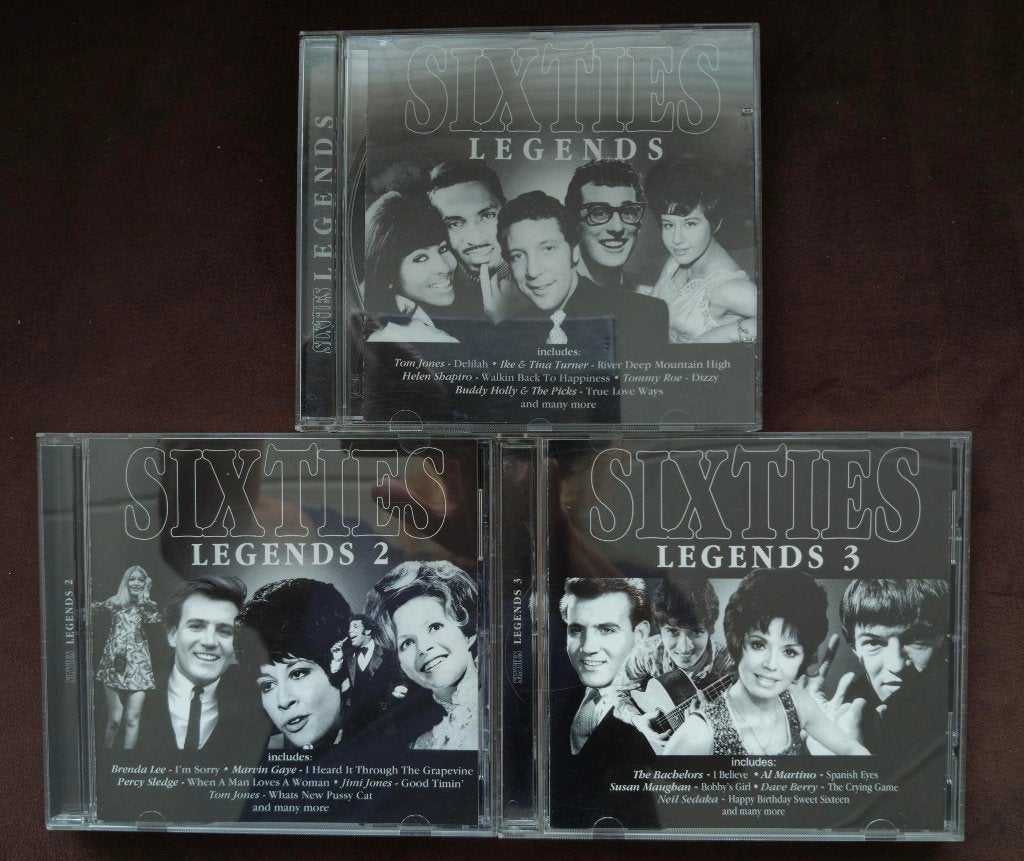 3 CD's Legends of the SIXTIES (deel 1, 2 en 3), Cd's en Dvd's, Ophalen of Verzenden, Nieuw in verpakking