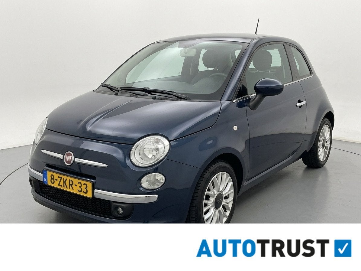 Fiat 500 0.9 TwinAir Turbo Lounge | NAP | Bluetooth | PANO |, Stof, Gebruikt, Met garantie (alle), 905 kg