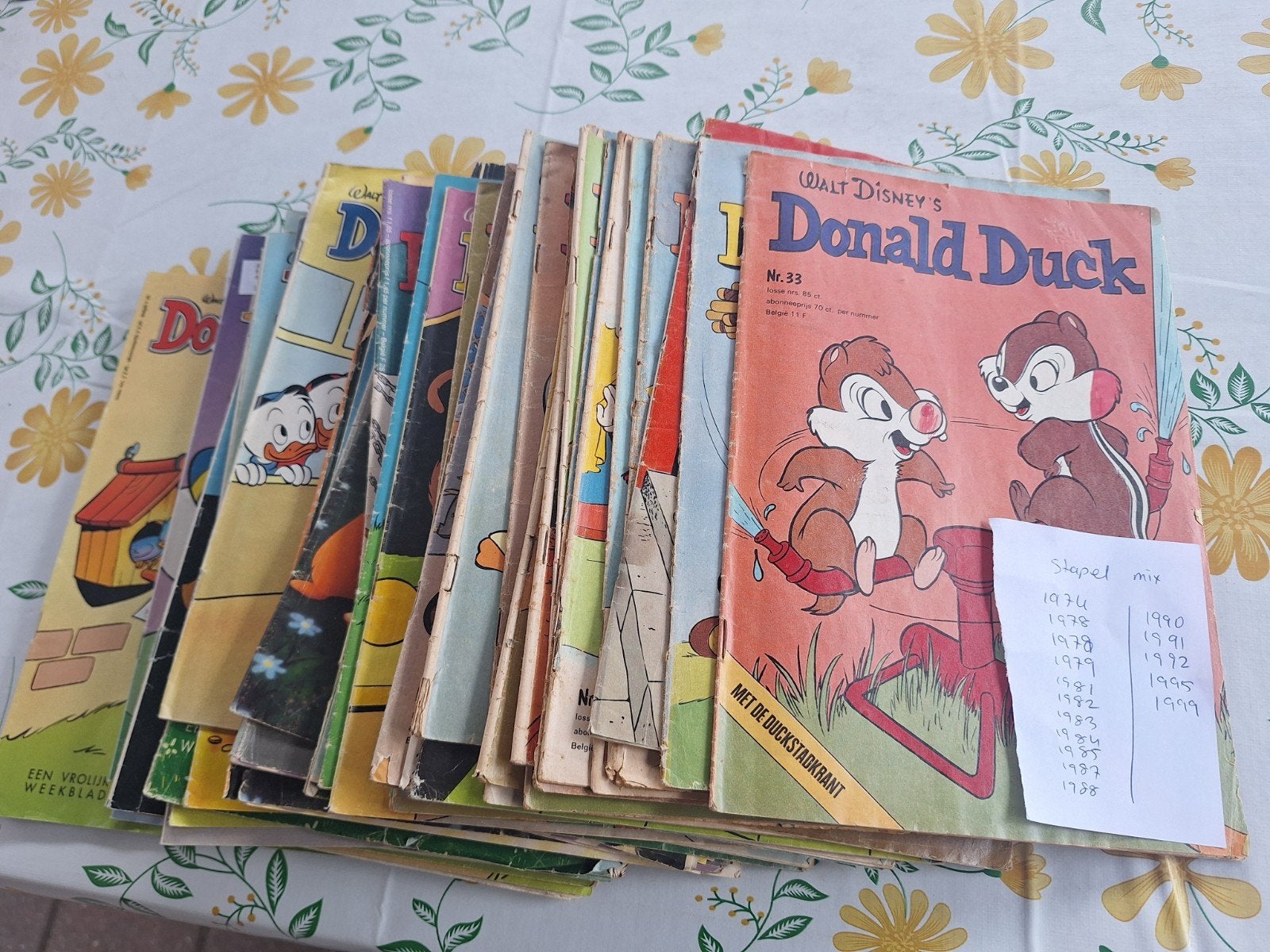 Partij 54 oude Donald Ducks jaren 70, 80 en 90, Boeken, Ophalen, Gelezen, Overige typen