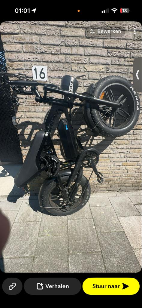 Fatbike reparatie rotterdam-zuid, Fietsen en Brommers, Elektrische fietsen, Overige merken, Gebruikt, Ophalen of Verzenden, Minder dan 47 cm