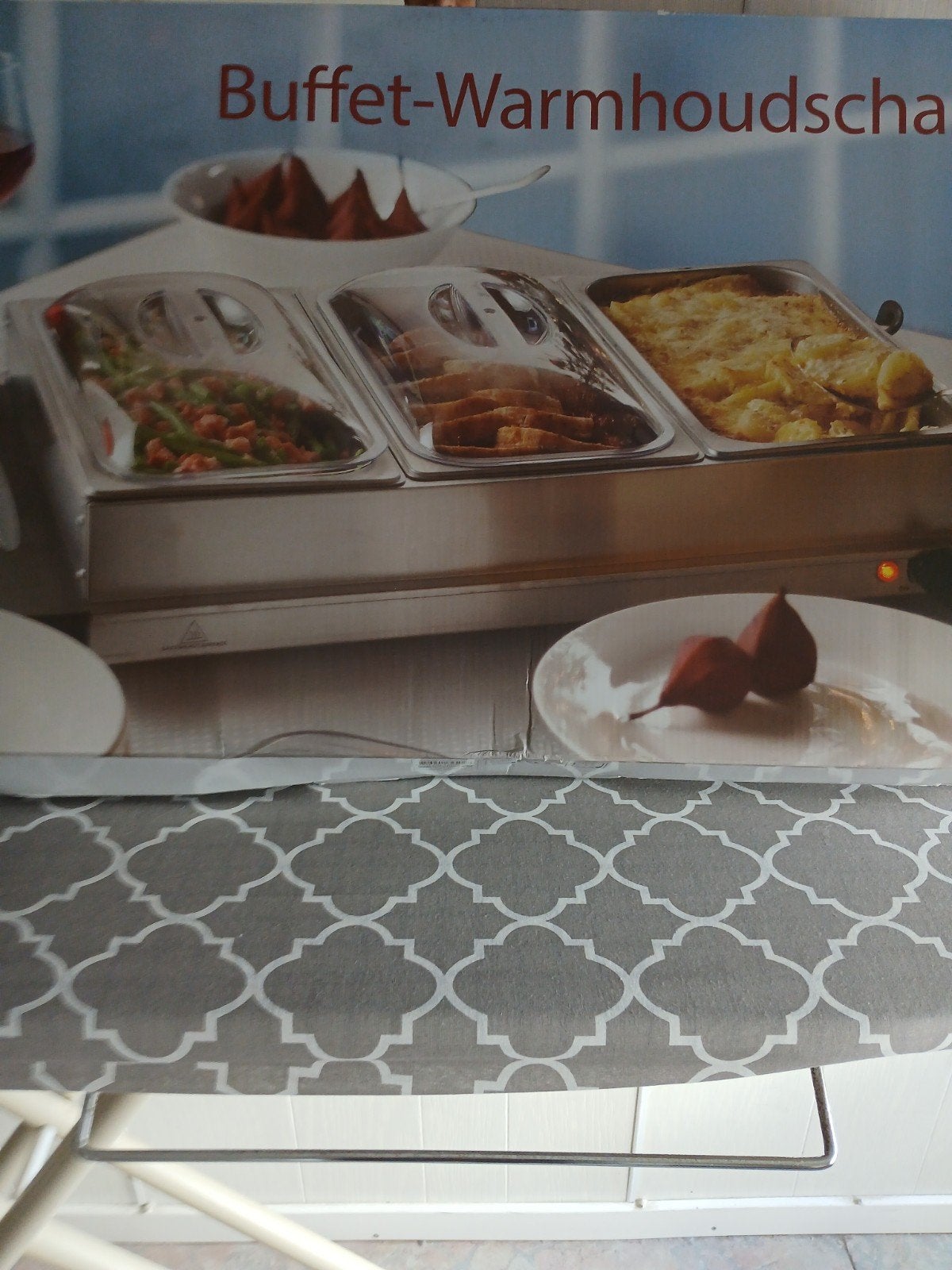 Buffet-Warmhoudschalen - Ideaal voor feesten en diners, Huis en Inrichting, Ophalen, Overige typen, Zilver, Zo goed als nieuw