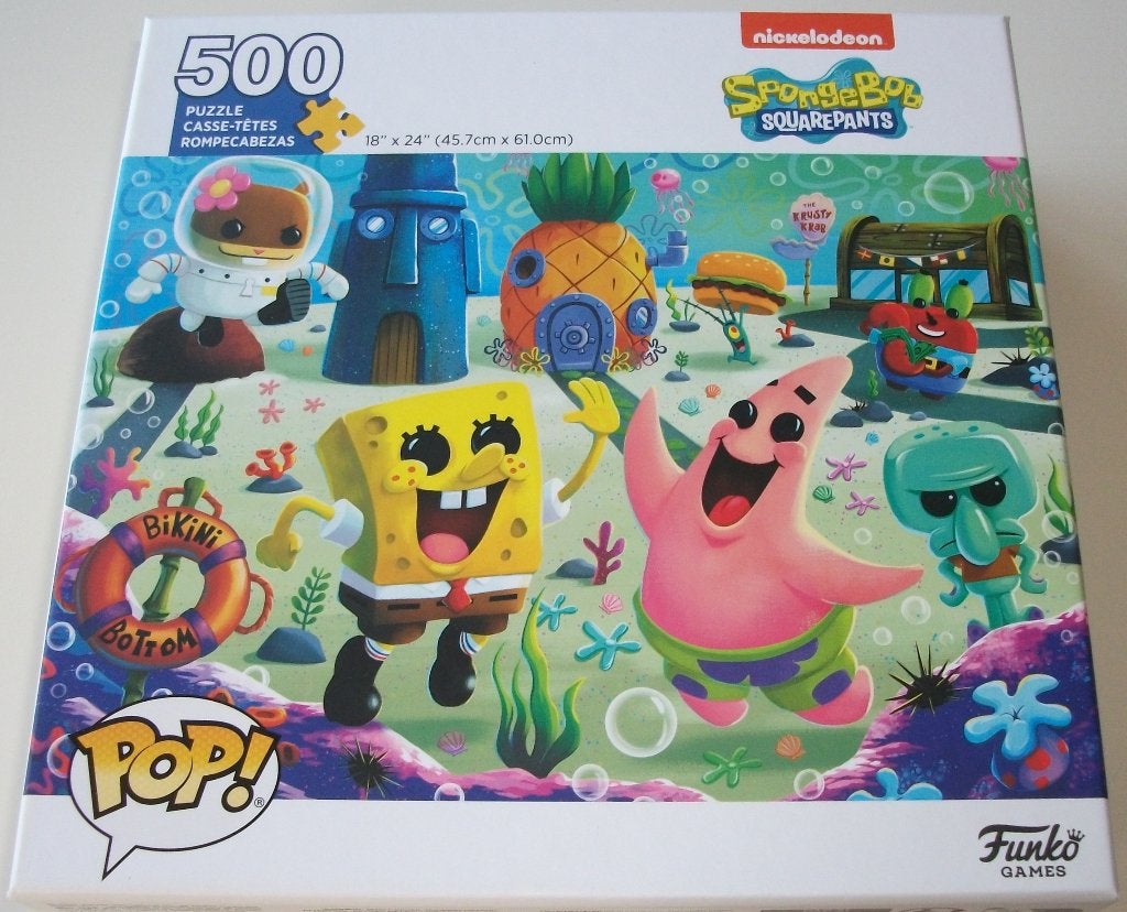 Puzzel *** SPONGEBOB *** 500 stukjes Funko Pop!, Ophalen of Verzenden, 500 t/m 1500 stukjes, Zo goed als nieuw, Legpuzzel