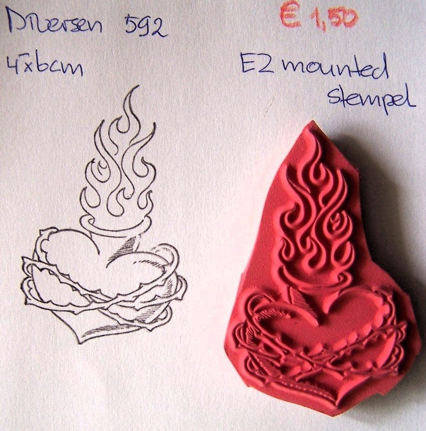 Diversen 592 EZ-mounted stempel, Hobby en Vrije tijd, Stempelen, Ophalen of Verzenden, Gebruikt, EZ-mounted stempel