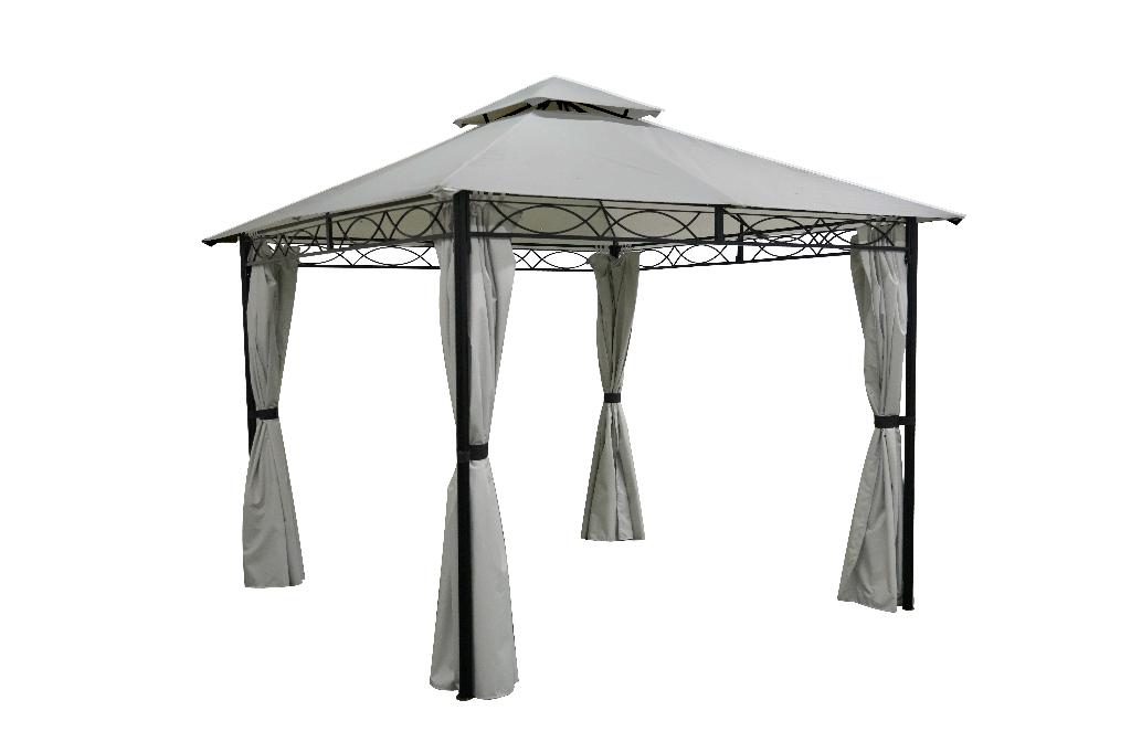 UITVERKOOP! OP=OP! Tuinpaviljoen 3x3 Stone Grey Façil, De Amert 152 5462GH Veghel, Grizzly Outdoor, Minder dan 4 meter, Nieuw