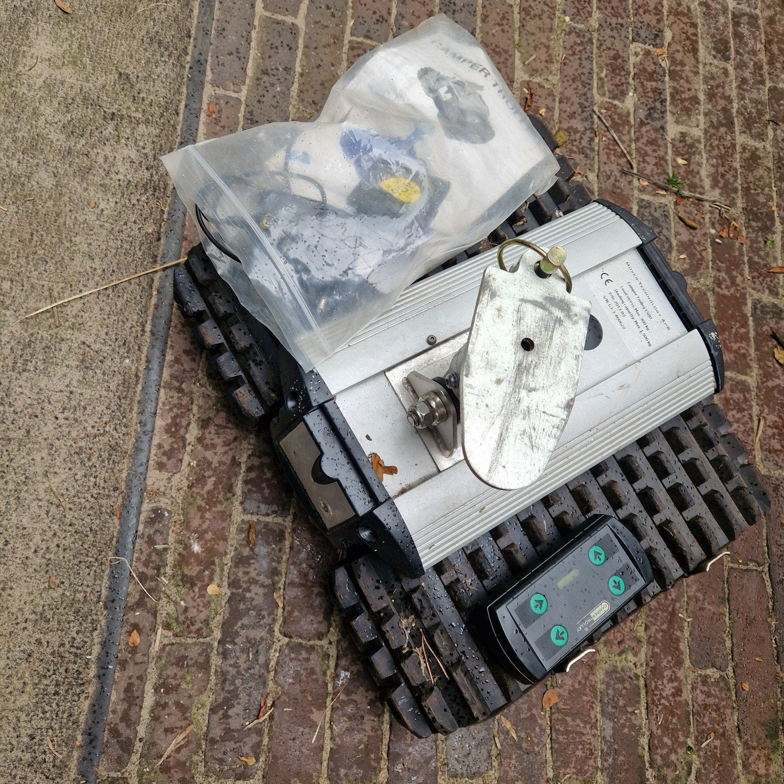 Mover, caravan, Ophalen