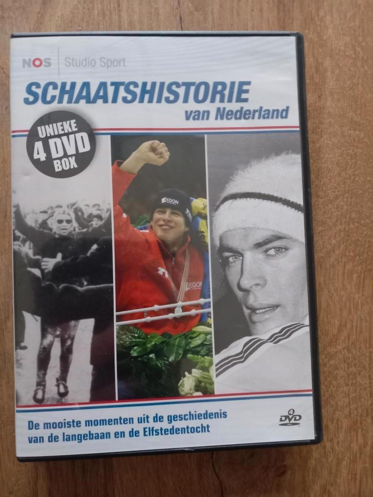 DVD  Schaatshistorie van Nederland, Alle leeftijden, Ophalen of Verzenden, Zo goed als nieuw, Documentaire