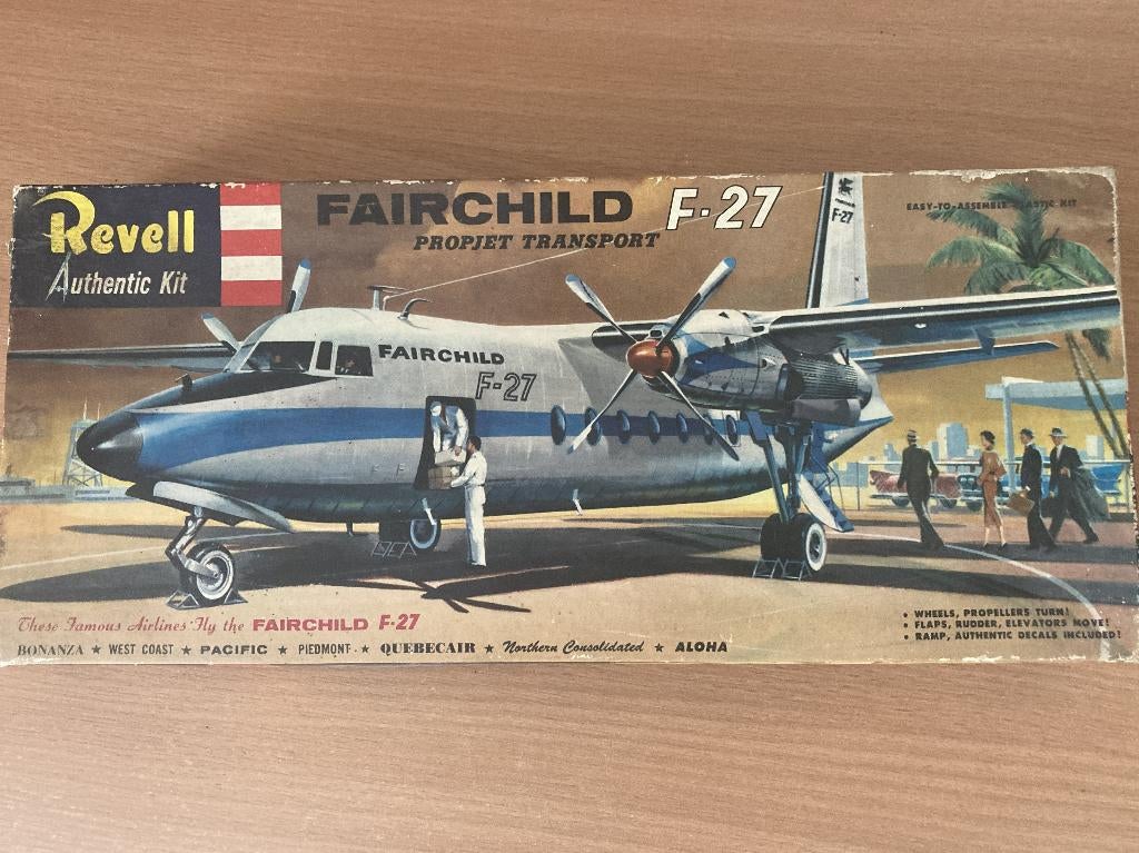 Revell Fairchild F27, 1:72 tot 1:144, Revell, Ophalen of Verzenden, Zo goed als nieuw