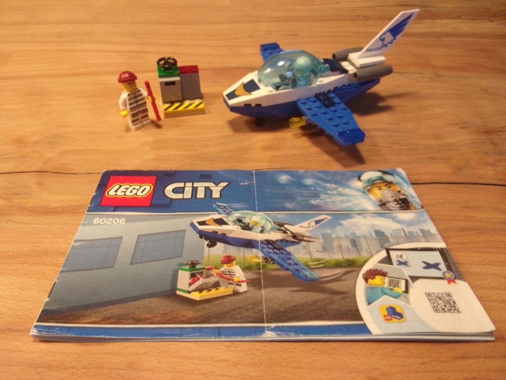 Lego Town 60206-1 Police Jet Patrol uit 2019, Compleet, Gebruikt, Overige thema's, Lego