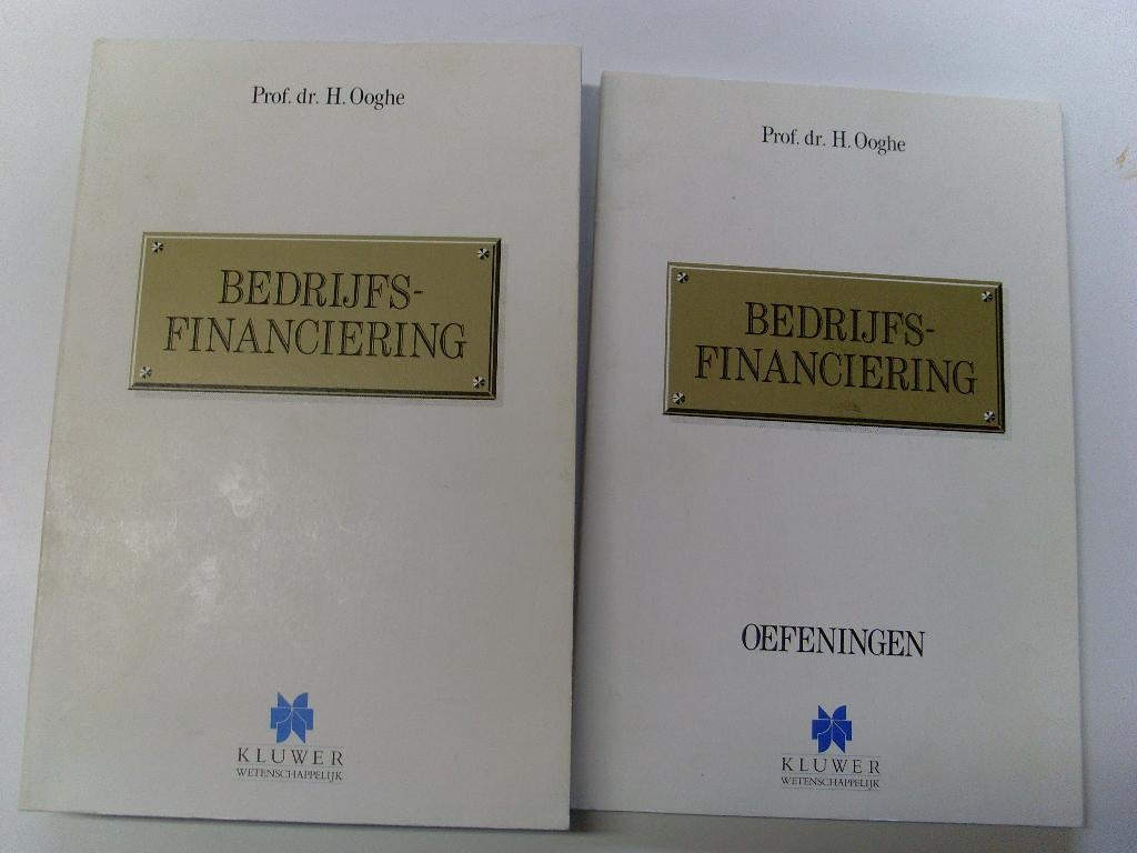 Bedrijfsfinanciering H Ooghe, Ophalen of Verzenden, Zo goed als nieuw, Management