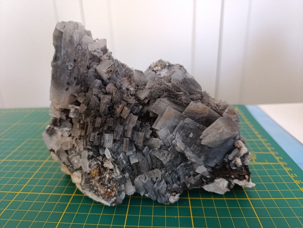 Bariet + Fluoriet uit de Clara mijn, Duitsland. 3.8KG, Ophalen, Mineraal