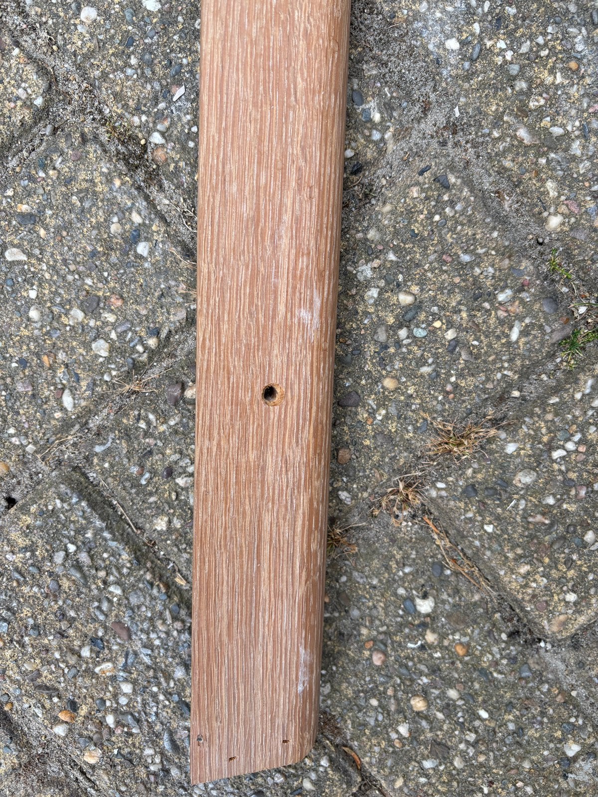 Hardhouten plinten 20x57 mm met afgeronde bovenkant, Ophalen, Gebruikt, Eiken, 200 tot 250 cm