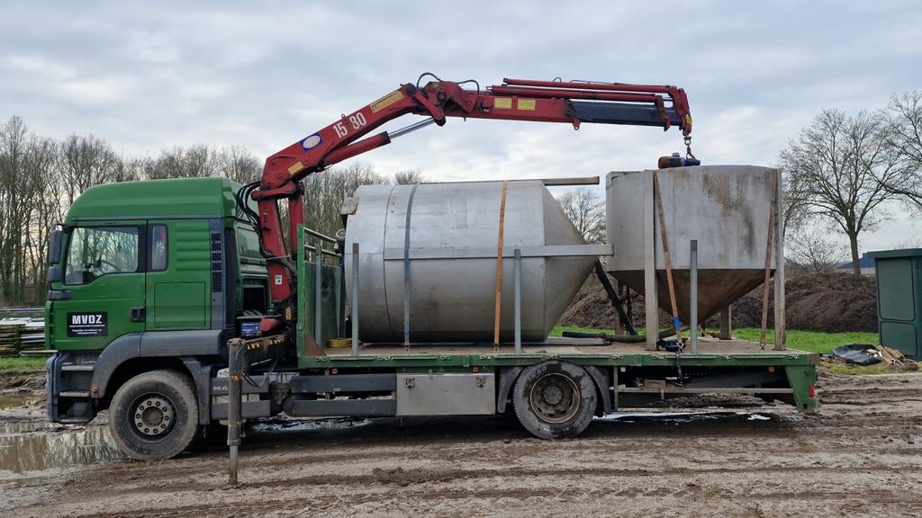 Rvs mentanks van 1m3 tot 20m3, Ophalen of Verzenden, Nieuw, Overige merken