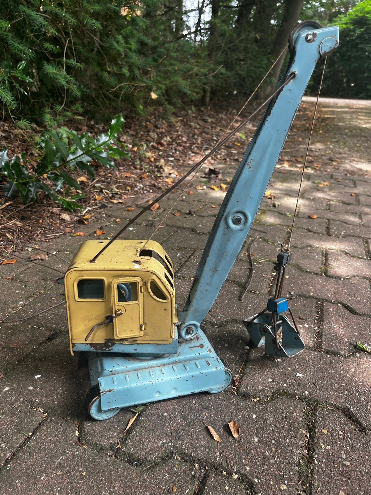 Moskvich Metalen model graafmachine Russich 1966 Vintage, Ophalen of Verzenden, Gebruikt