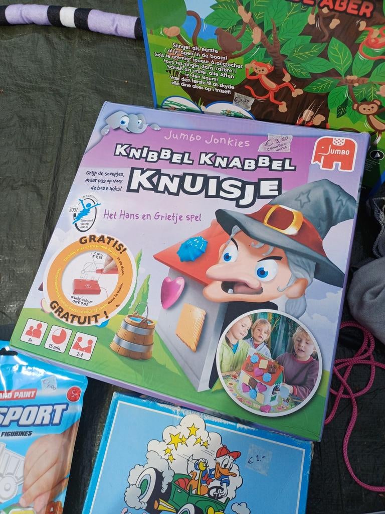 Jumbo Jonkies Knibbel Knabbel Knusje - Hans en Grietje, Drie of vier spelers, Ophalen of Verzenden, Gebruikt, Jumbo