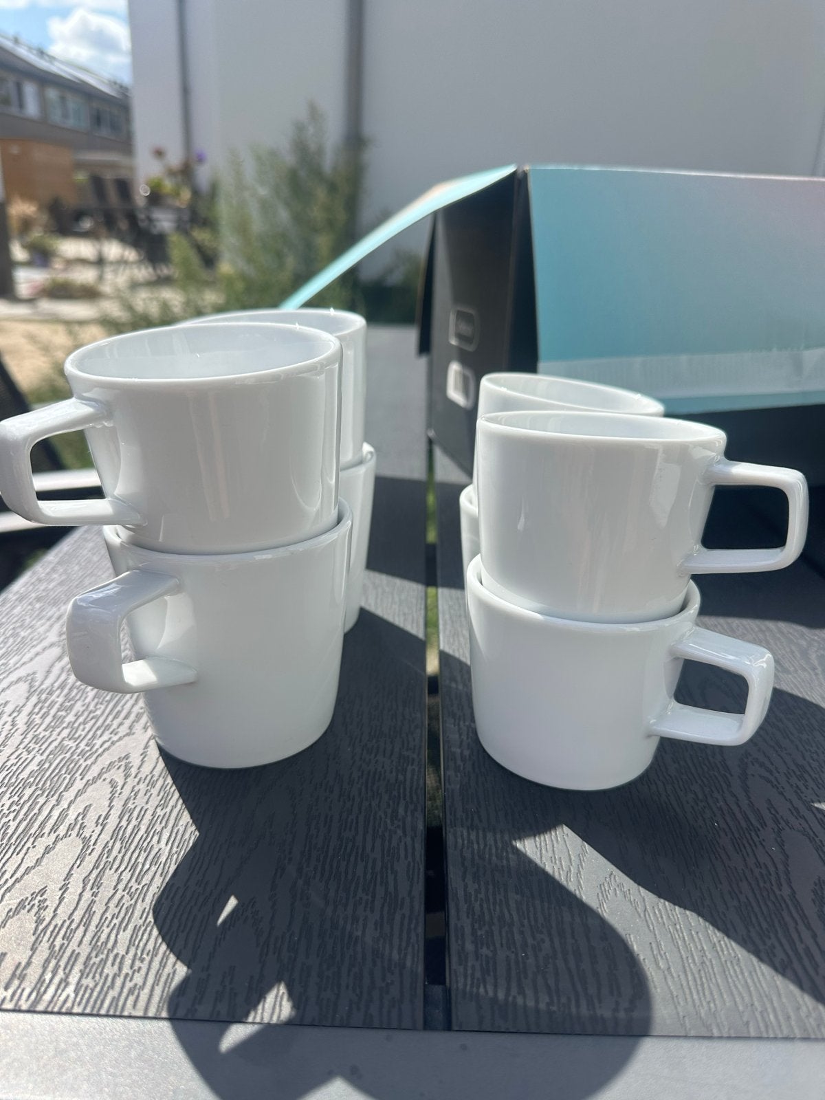 Palmer Imperial Koffiekopjes - 4x Cappuccino, 4x Normaal, Overige typen, Ophalen of Verzenden, Zo goed als nieuw, Steen/keramiek
