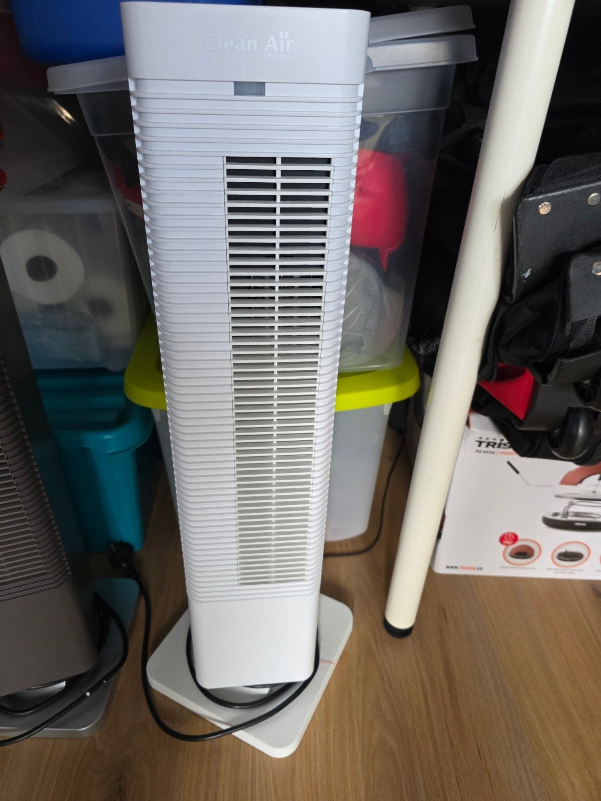Clean Air 2-in-1 Kachel en Ventilator - Wit, Ophalen of Verzenden, Zo goed als nieuw