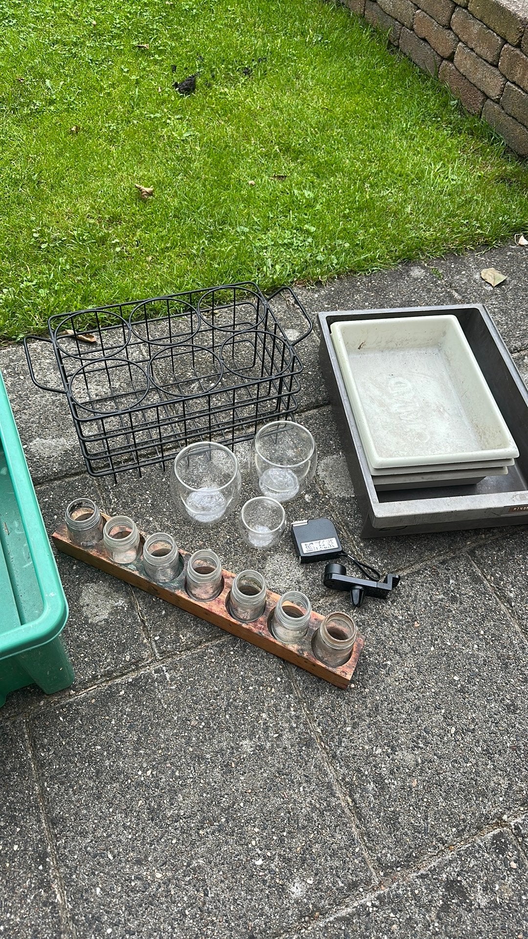Krat met van alles, Ophalen
