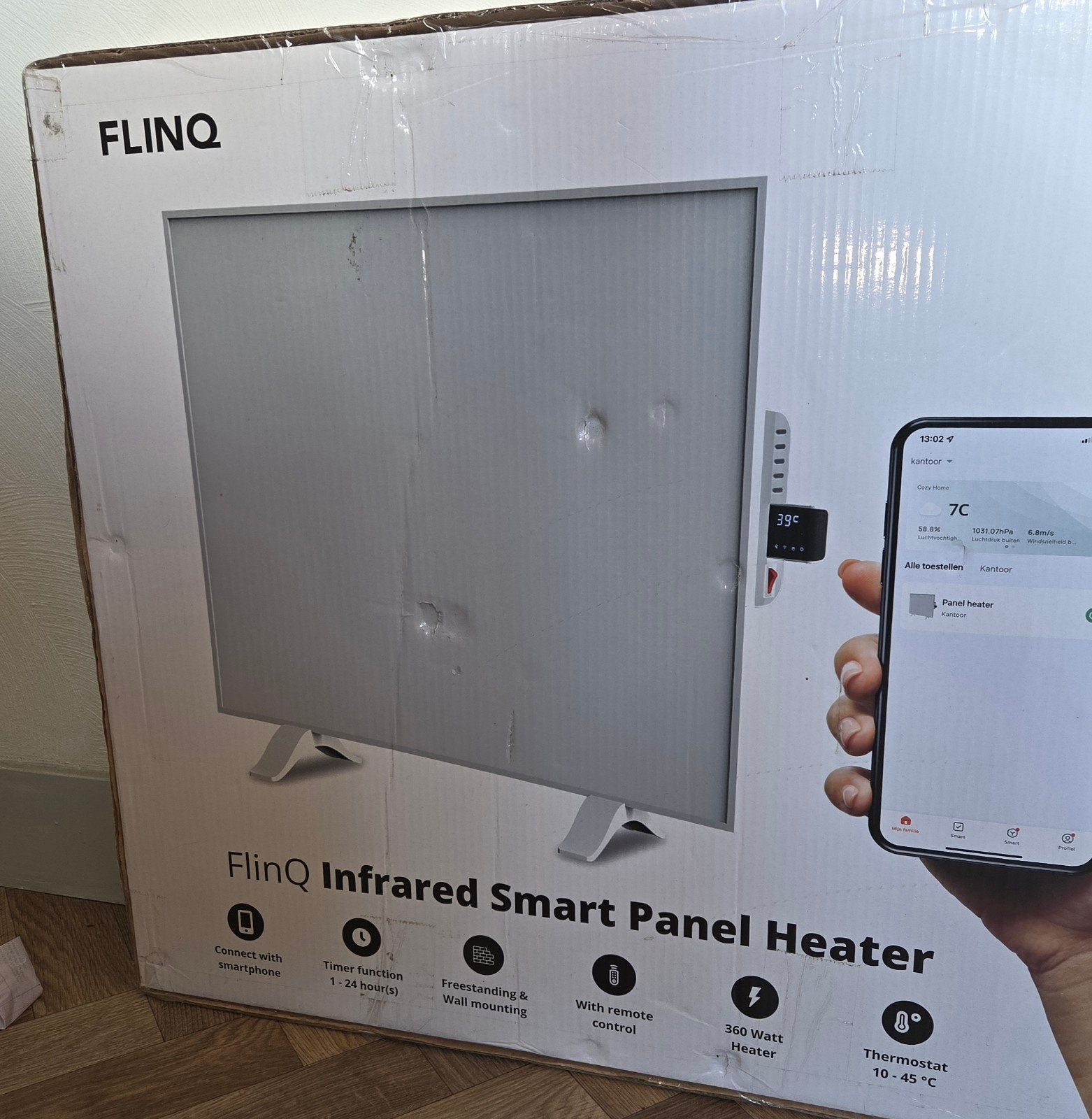 Panelheater, Ophalen, Nieuw