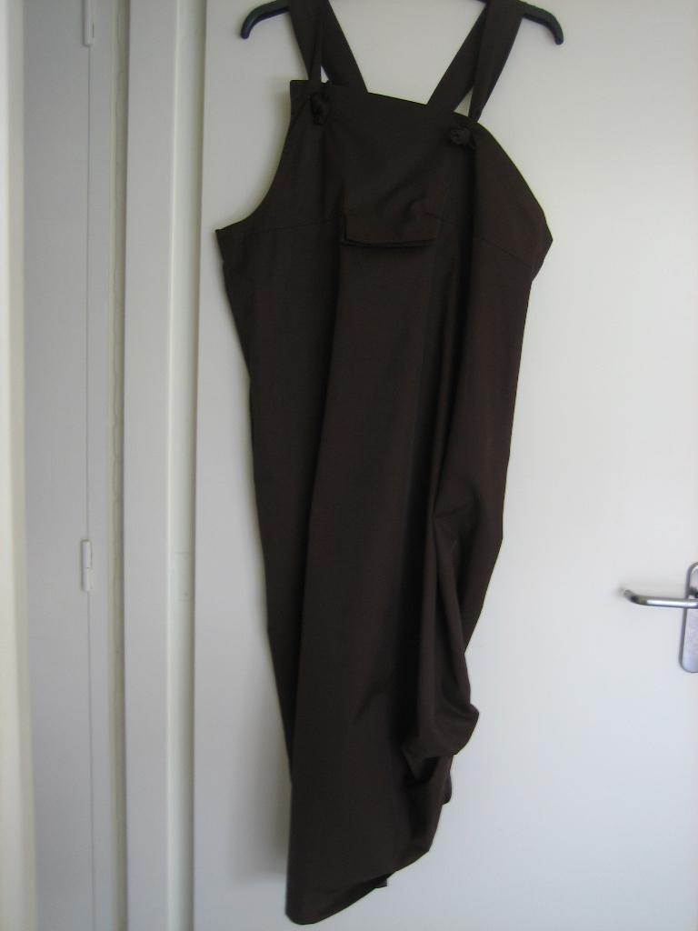 Zeer aparte a-symmetrische overgooier ACCENTE, XXL snazzeys, Kleding | Dames, Jurken, Bruin, Verzenden, Maat 46/48 (XL) of groter