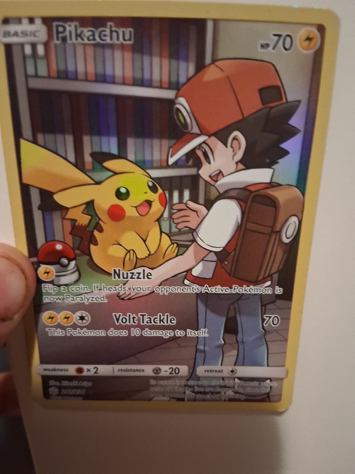 Pikachu full art pokemonkaart, Ophalen of Verzenden