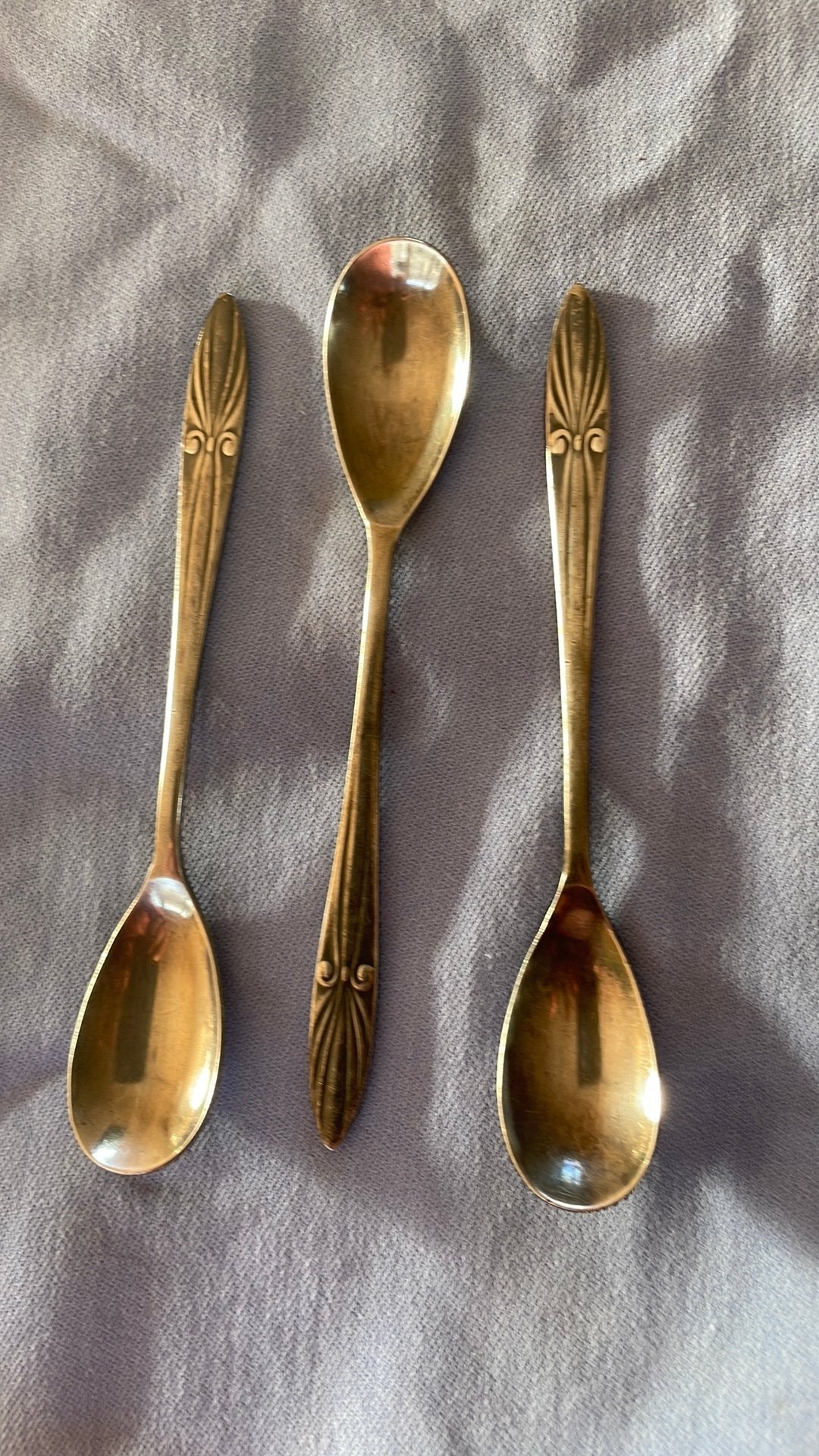 3 Verzilverde Theelepels Van Nelle, Antiek en Kunst, Antiek | Bestek, Ophalen of Verzenden