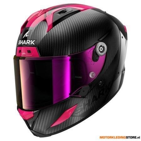 Shark Aeron Carbon Skin Integraalhelm, Carbon-Roze, Ophalen of Verzenden, Nieuw met kaartje