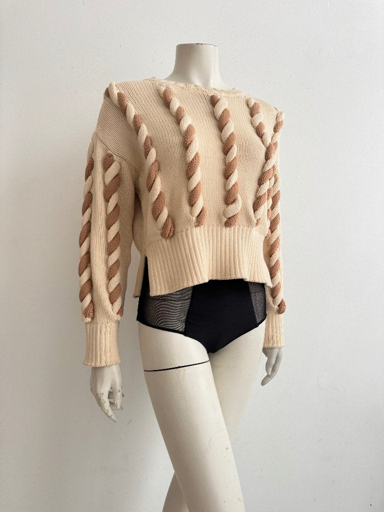 Sportmax vintage katoenen label trui M, Ophalen of Verzenden, Zo goed als nieuw