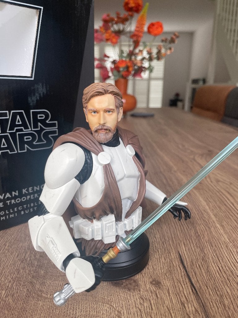 Gentle Giant Obi-Wan Kenobi Clone Trooper Armor Buste, Verzamelen, Ophalen of Verzenden, Zo goed als nieuw, Actiefiguurtje