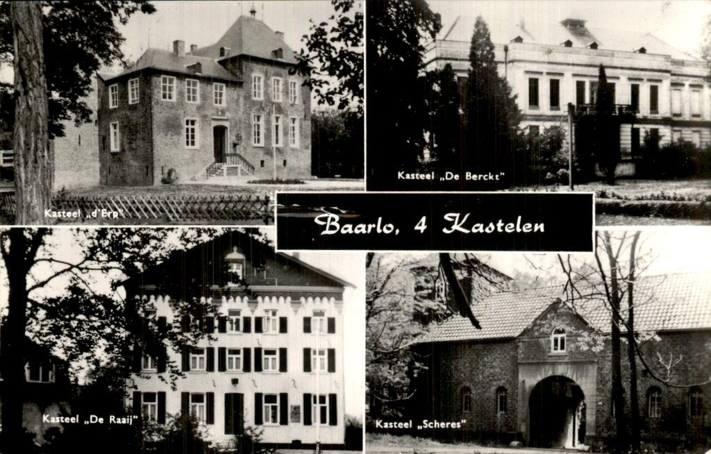 Baarlo - Kastelen - dErr, De Berckt, De Raaij, Schees, Ophalen of Verzenden, 1960 tot 1980, Gelopen, Limburg