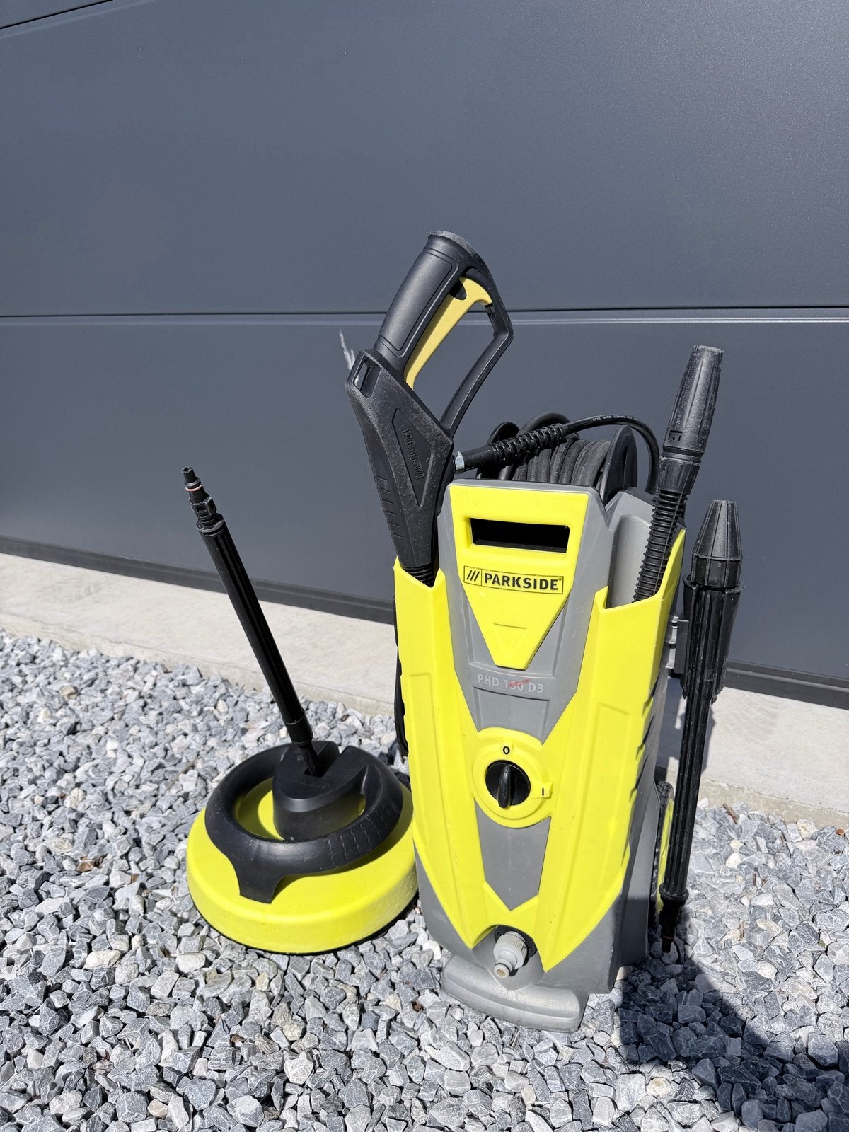 Parkside Hogedrukreiniger PHD 150 D3 met terrasreiniger, Ophalen, Zo goed als nieuw, Elektrisch